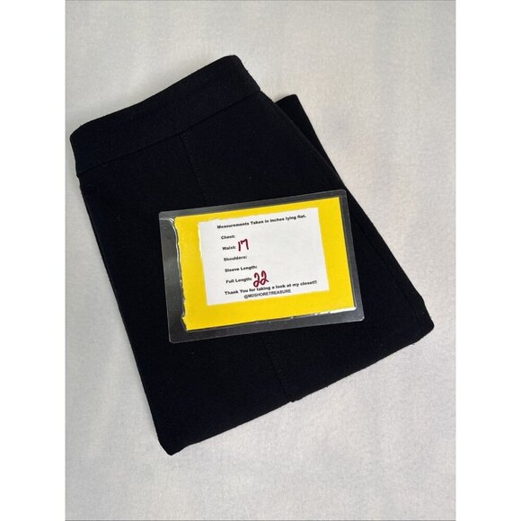 Halogen pencil skirt Size 2P Office/Night Out Black Great Shape - Picture 4 of 9